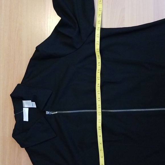 Liz Claiborne Woman Black Zip Front Jacket Size 16W - Picture 6 of 11